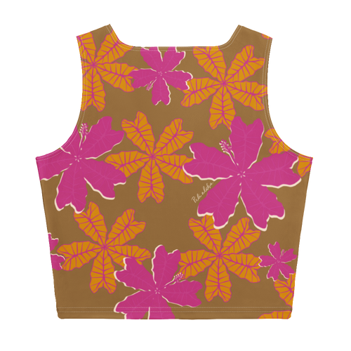 Hi Lo Crop (BROWN)