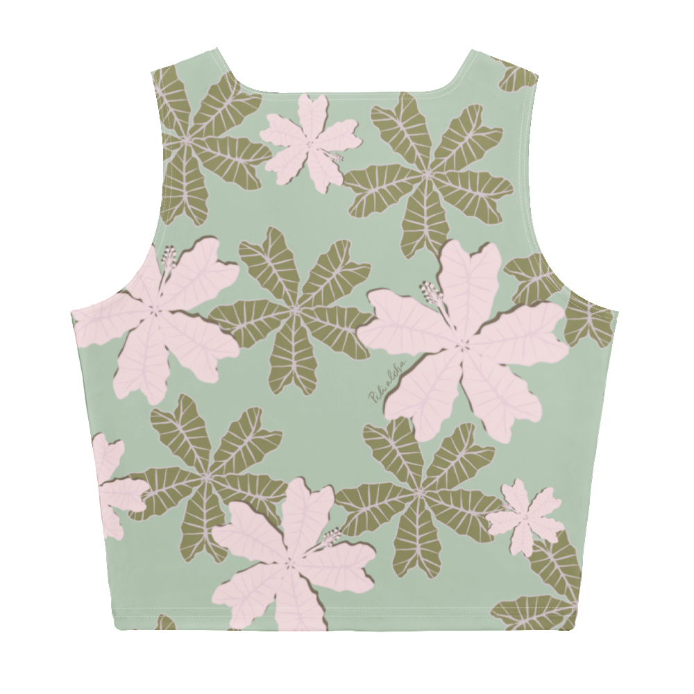 Hi Lo Crop (SEAFOAM)
