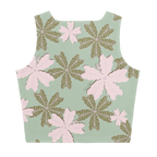 Hi Lo Crop (SEAFOAM)
