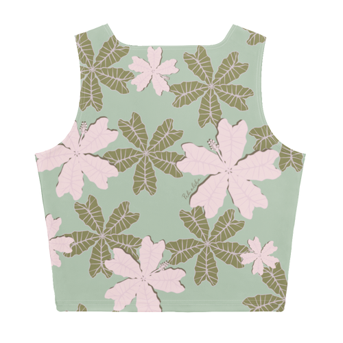 Hi Lo Crop (SEAFOAM)