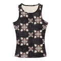 Orchid Quilt High Neck Tank