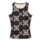 Orchid Quilt High Neck Tank